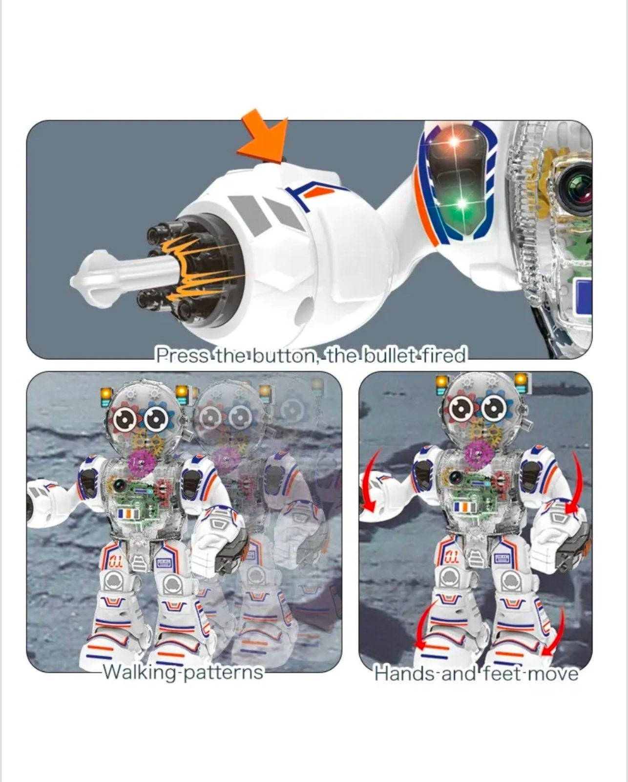 Робот - Космонавт със стрели