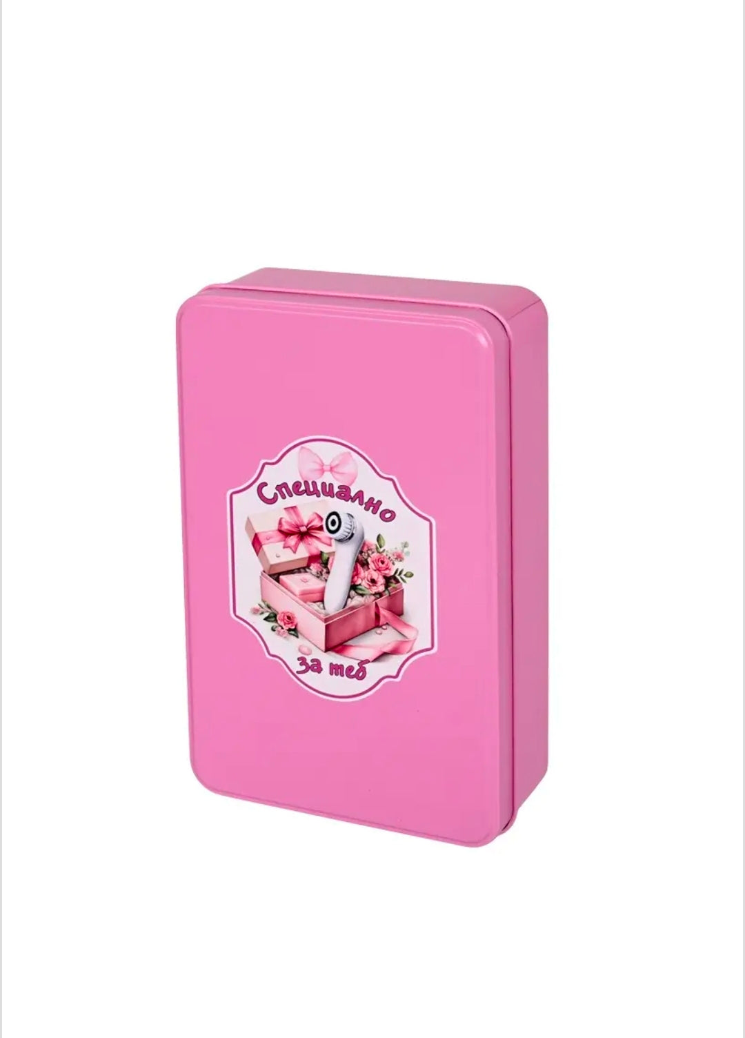 Подаръчен комплект за спа с органичен сапун "Лавандула" в метална кутия