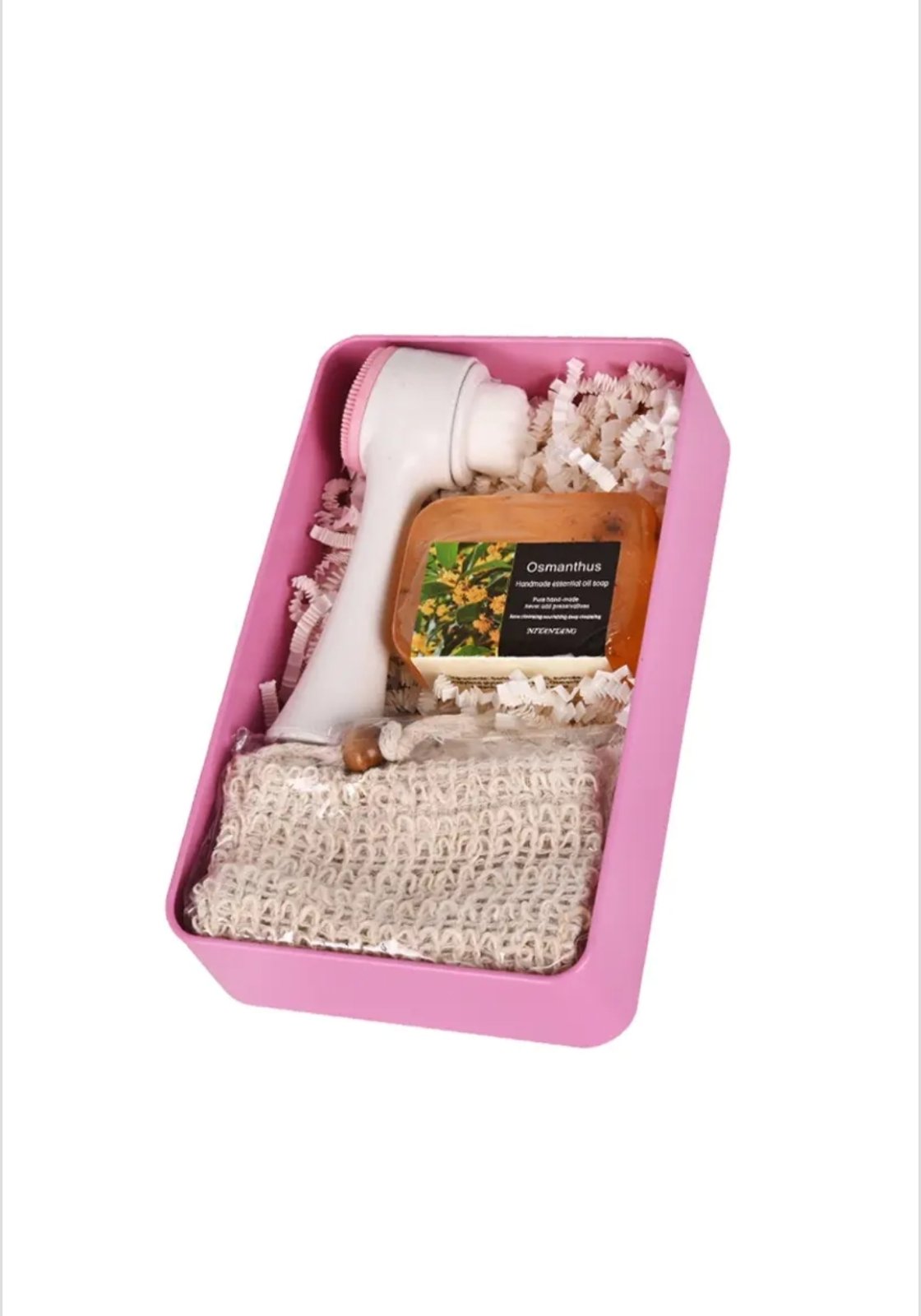 Подаръчен комплект за спа с органичен сапун "Лавандула" в метална кутия