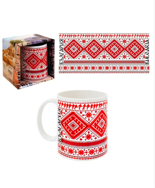 Чаша "Аз обичам БЪЛГАРИЯ" в подаръчна кутия (180 милилитра)