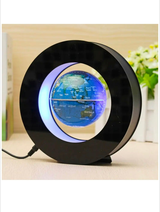 Магнитен левитиращ глобус с LED светлина (със зарядно)