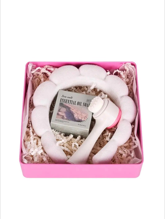 Подаръчен комплект за спа с органичен сапун "Османтус" в метална кутия